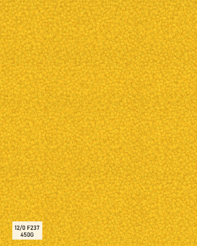 Бисер G 12/0 цв. желтый F237/ уп.450г/ фас.1уп.