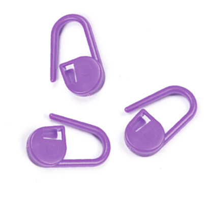 Булавки-маркеры для вязания пластиковые/ цв.фиолетовый/ уп.500шт/ фас.1уп.