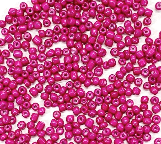 Бисер G крупный 6, 0 матовый, цв. розовый K05, уп. 450 г