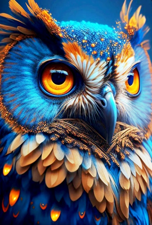 Алмазная живопись, подрамник, полная выкладка, 20 х 30 см, арт. AK2030081 ФИЛИН