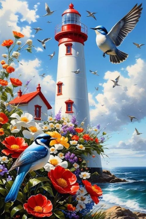 Алмазная живопись/ подрамник/ полная выкладка/ 20х30 см/ арт.AK2030207 МАЯК title=