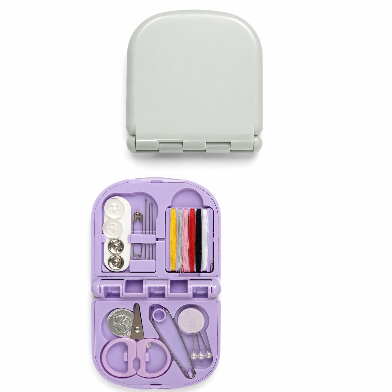 Швейный набор для шитья в боксе, форма квадратная, арт. dn021 title=