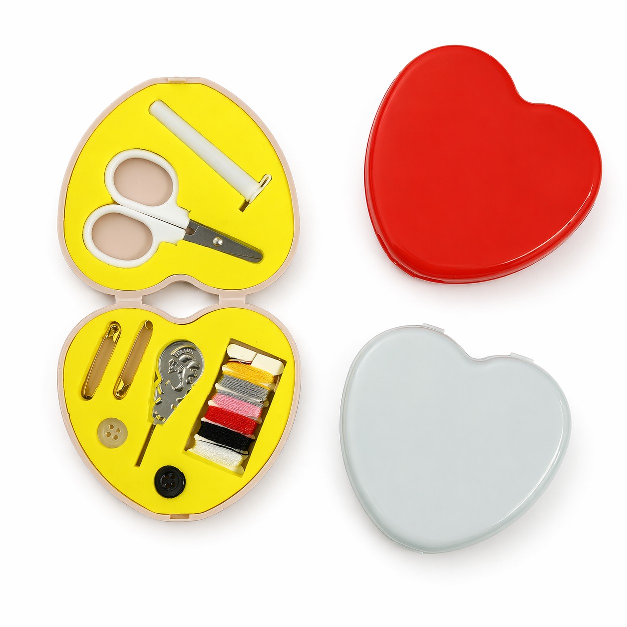 Швейный набор для шитья в боксе, форма сердце, арт. dn023 title=