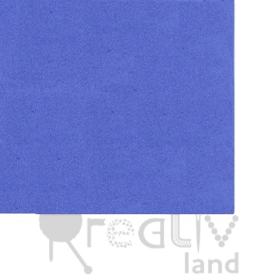 Фоамиран в листах матовый/ 50х50см/ толщ.1мм/ цв.сине-голубой 017/ уп.10листов/ фас.1уп.