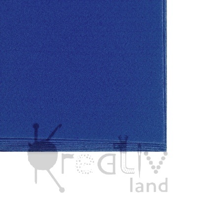 Фетр листовой мягкий 1мм/ цв.синий/ размер 20х30см/ арт.1645/ уп.10шт/ фас.1 уп.
