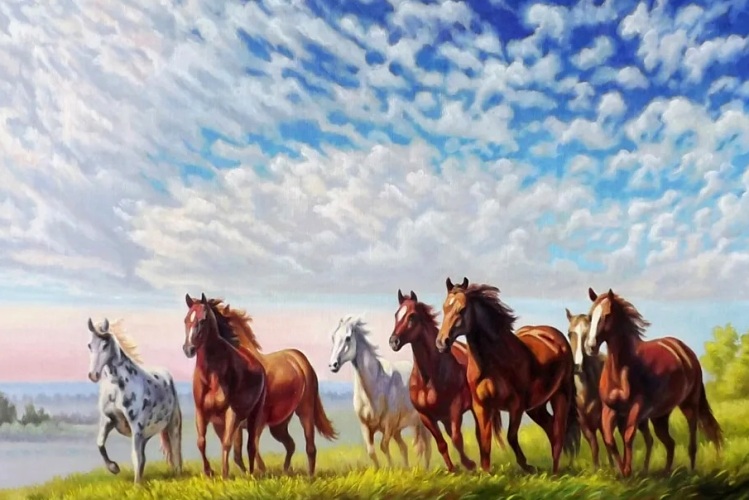 Алмазная мозаика, подрамник, полная выкладка, 40 х 50 см, арт. GA71775 ТАБУН