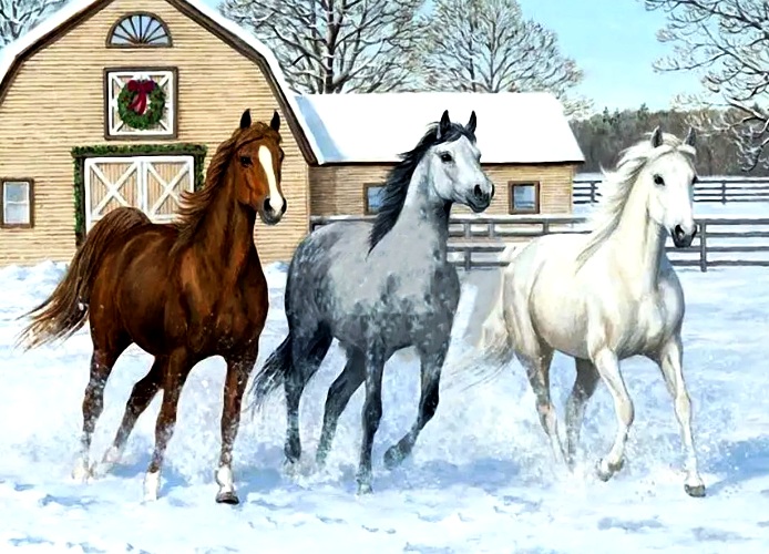 Алмазная мозаика/ подрамник/ полная выкладка/ 40х50см/ арт. GA75022 ВО ДВОРЕ