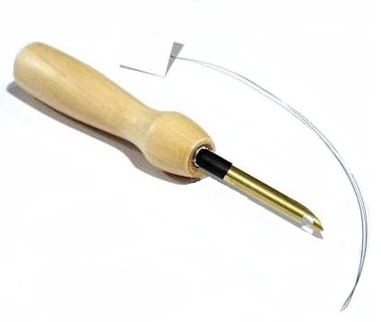 Игла для ковровой вышивки с деревянной ручкой модель С/ игла 5мм/ фас.1уп.