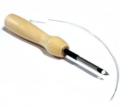 Игла для ковровой вышивки с деревянной ручкой модель Е/ игла 3,5мм/ фас.1уп.