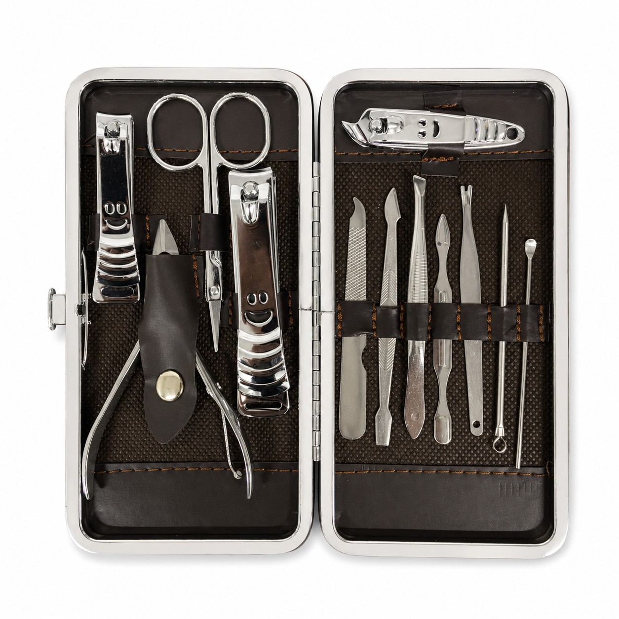 Набор для маникюра и педикюра 12 в 1, щипцы для ногтей, инструменты для ухода, арт. MAN-156 title=