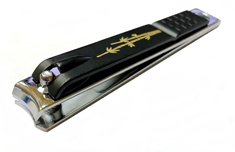 Книпсер для ногтей металл/ арт.MAN-31/ 10см/ цв.серебро, черный/ фас.1шт