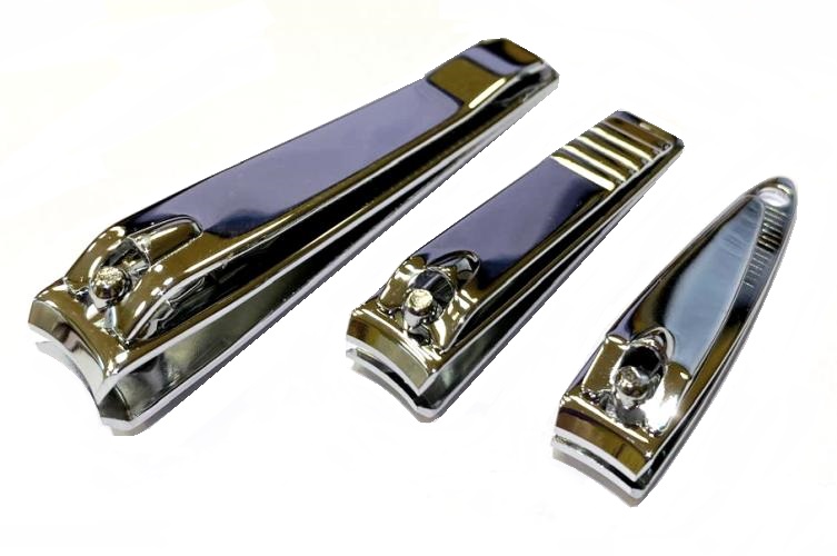 Книпсер для ногтей металл/ набор арт.MAN-32/ 8см,6см и 5,5см/ цв.серебро/ фас.1уп title=