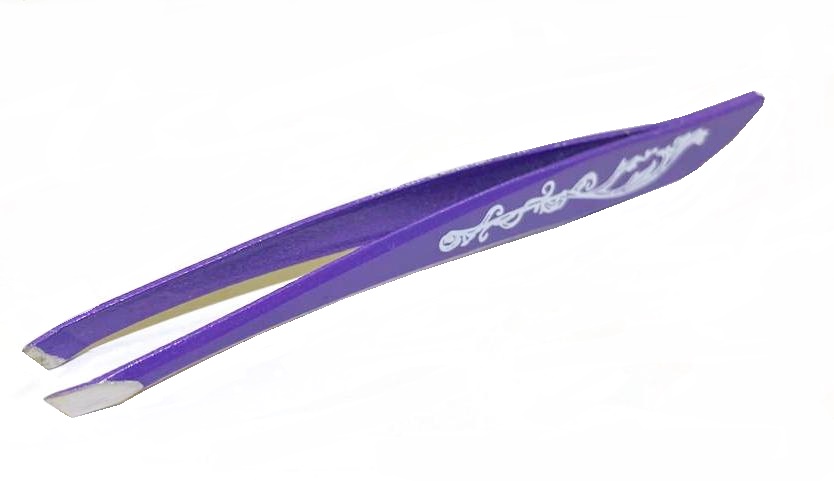 Пинцет для коррекции бровей, цв. ассорти, дл. 9 см, арт. MAN-48