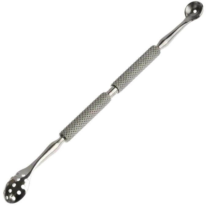 Инструмент для чистки лица/ металл/ арт.MAN-59/ фас.1шт title=