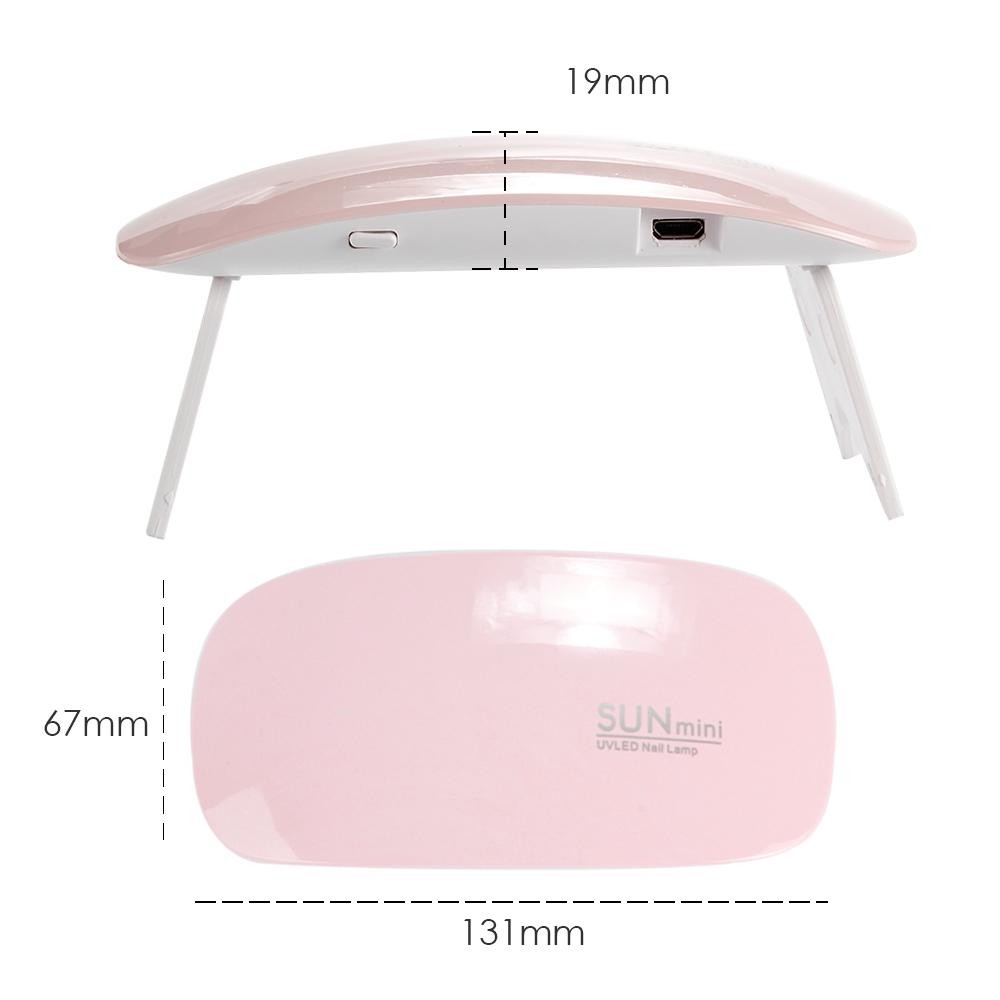 Мини-сушилка для маникюра SUNMINI + портативный USB-кабель, 6 Вт.