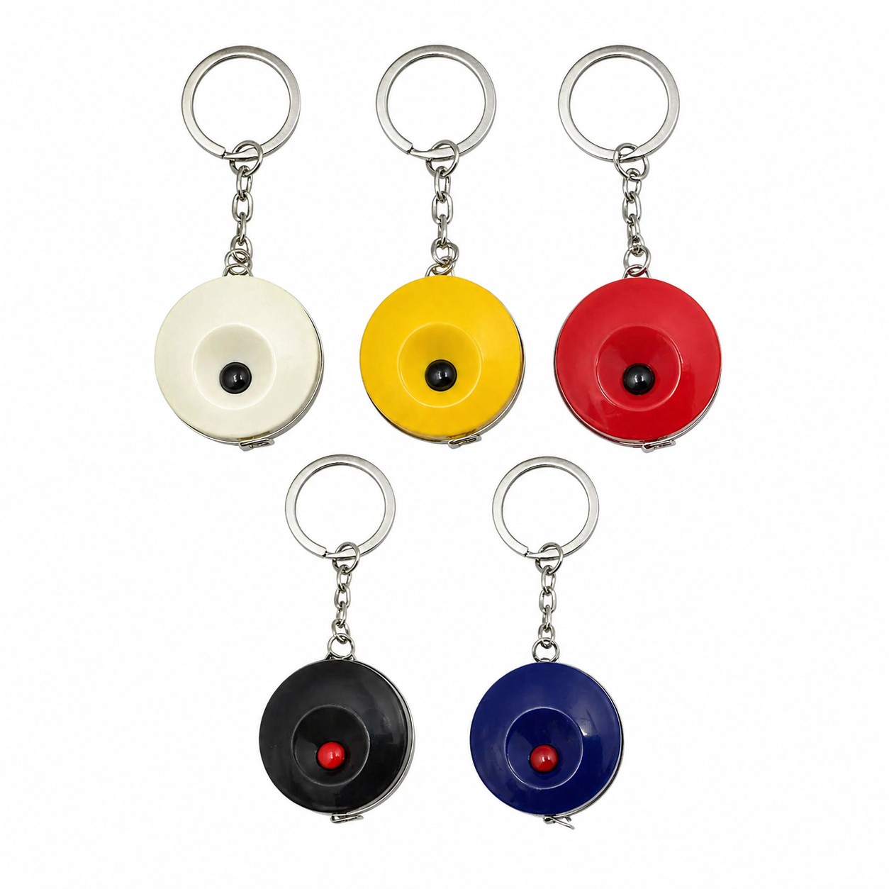 Сантиметр-рулетка с фиксатором, цв. микс,  дл. 150 см title=