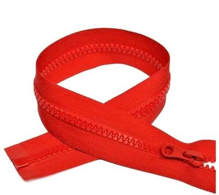 Молния Трактор №5, цв. красный 148, разъёмная однозамковая, 90 см