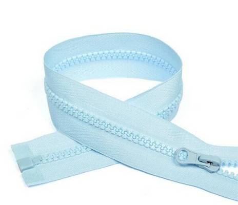 Молния Трактор №5, цв. голубой 208, разъёмная однозамковая, 90 см