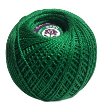 Нитки Ирис для вязания "ПНК им.Кирова", 25 гр, 150 м, цв. ярко-зеленый арт. 4110