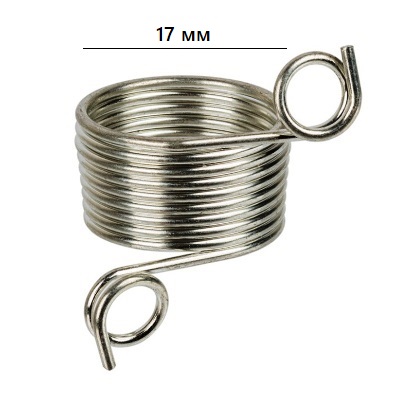 Наперсток для вязания с двумя направляющими/ диам.17мм/ металл/ уп.100шт/ фас.1шт