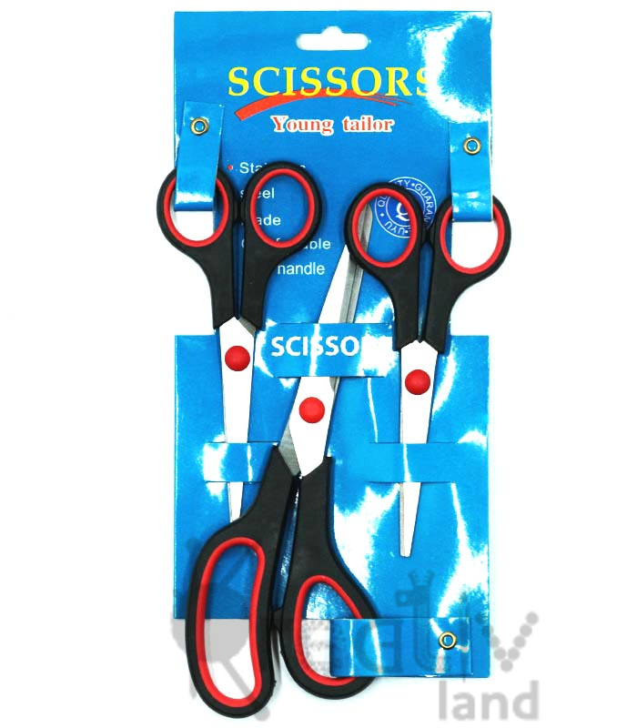 Ножницы универсальные набор Scissors 3 в 1/ дл.20см,14см,14см/ фас.1шт