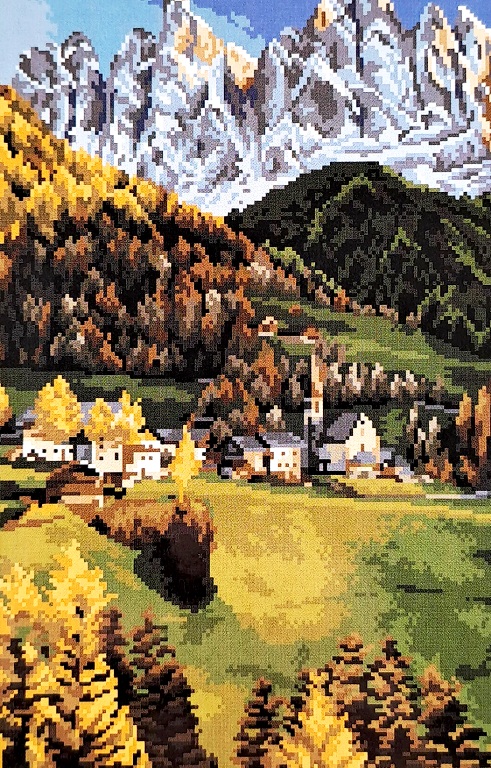 Набор для полного или частичного вышивания крестом 40х50/ арт.0413 ПРИРОДА