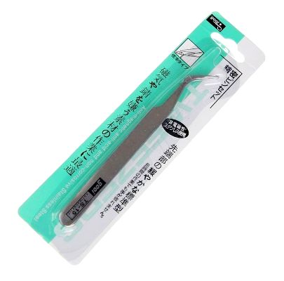 Пинцет металлический загнутый, 10 см, арт. TS-15