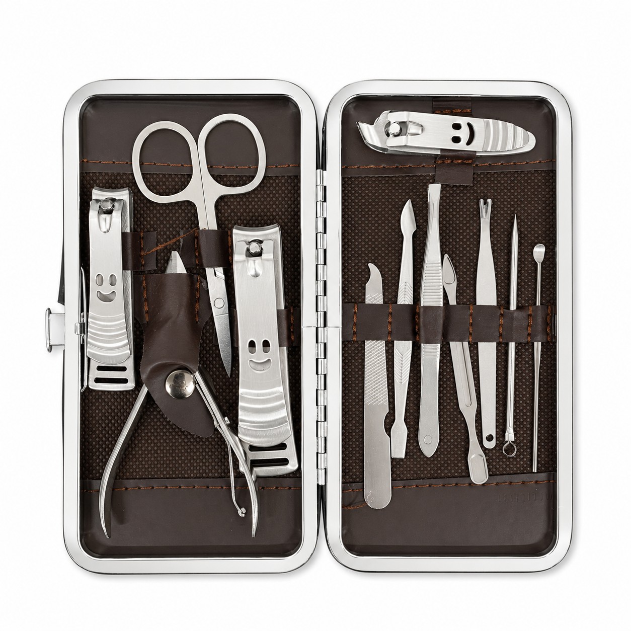 Набор для маникюра и педикюра 12 в 1, щипцы для ногтей, инструменты для ухода, арт. MAN-155 title=