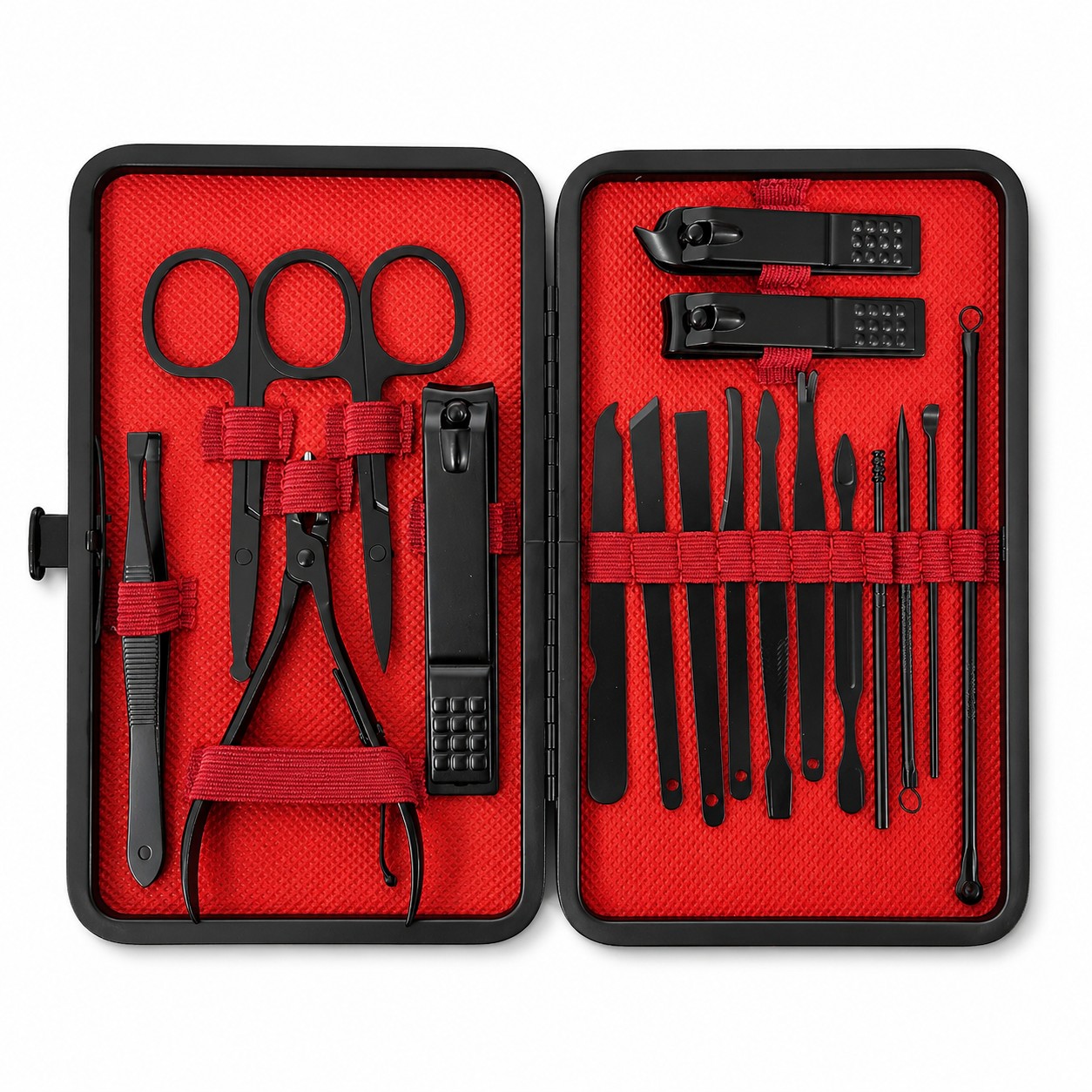 Набор для маникюра и педикюра 18 в 1, щипцы для ногтей, инструменты для ухода, арт. MAN-153 title=