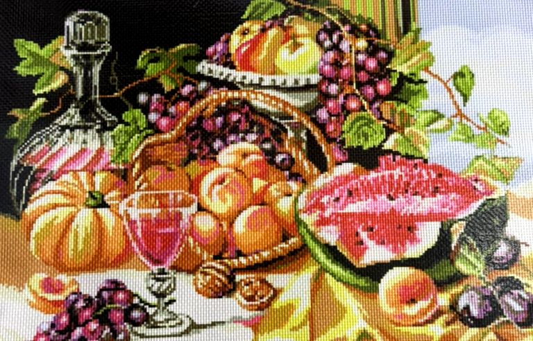 Схема для вышивания 40х50/ арт.0172 НАТЮРМОРТ