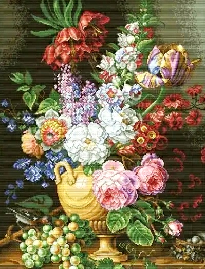 Схема для вышивания 40х50/ арт.0187 БУКЕТ