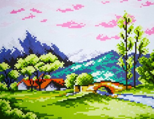 Схема для вышивания 40х50/ арт.0317 ПРИРОДА