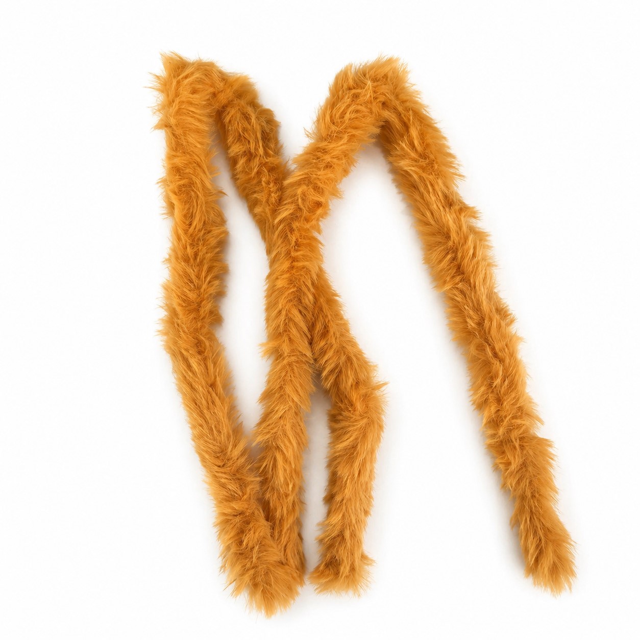 Синельная проволока меховая, цв. рыжий, дл. 100 см, диаметр 15 мм, арт. 1122