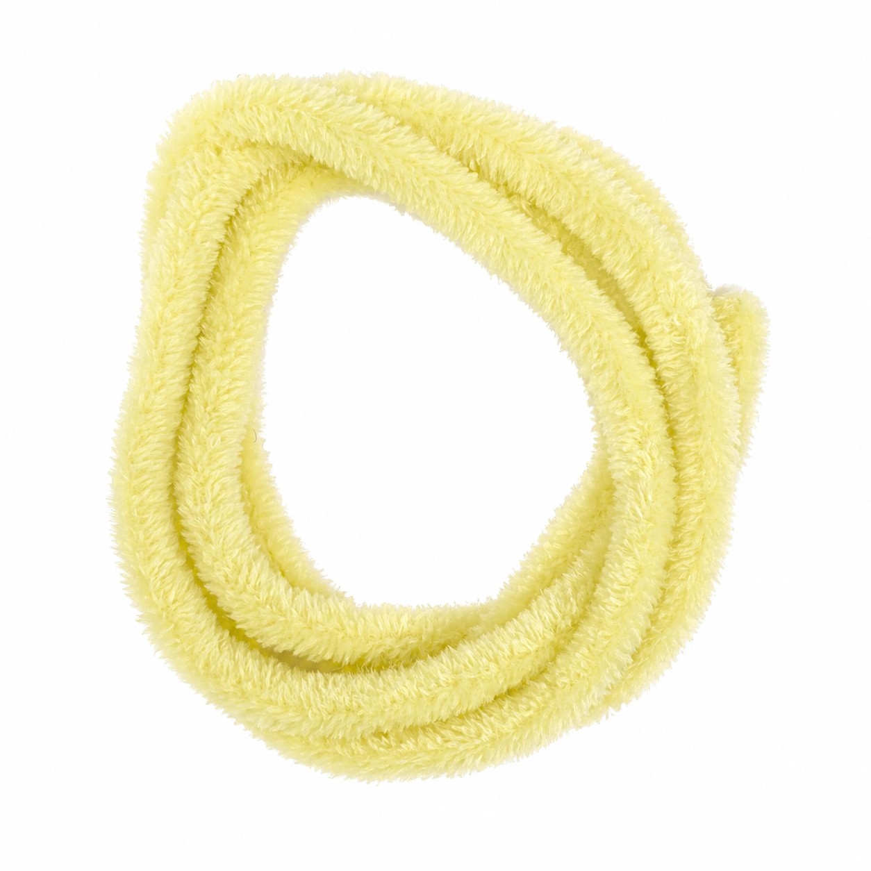 Синельная проволока велюр, цв. светло-желтый, дл. 120 см, диаметр 9 мм, арт. 813