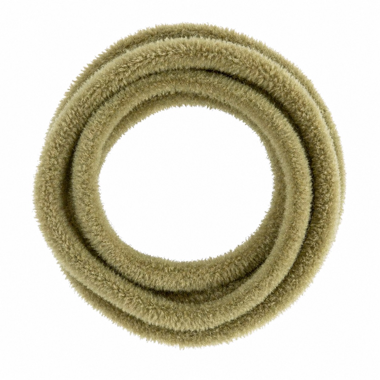 Синельная проволока велюр, цв. светло-коричневый, дл. 120 см, диаметр 9 мм, арт. 885