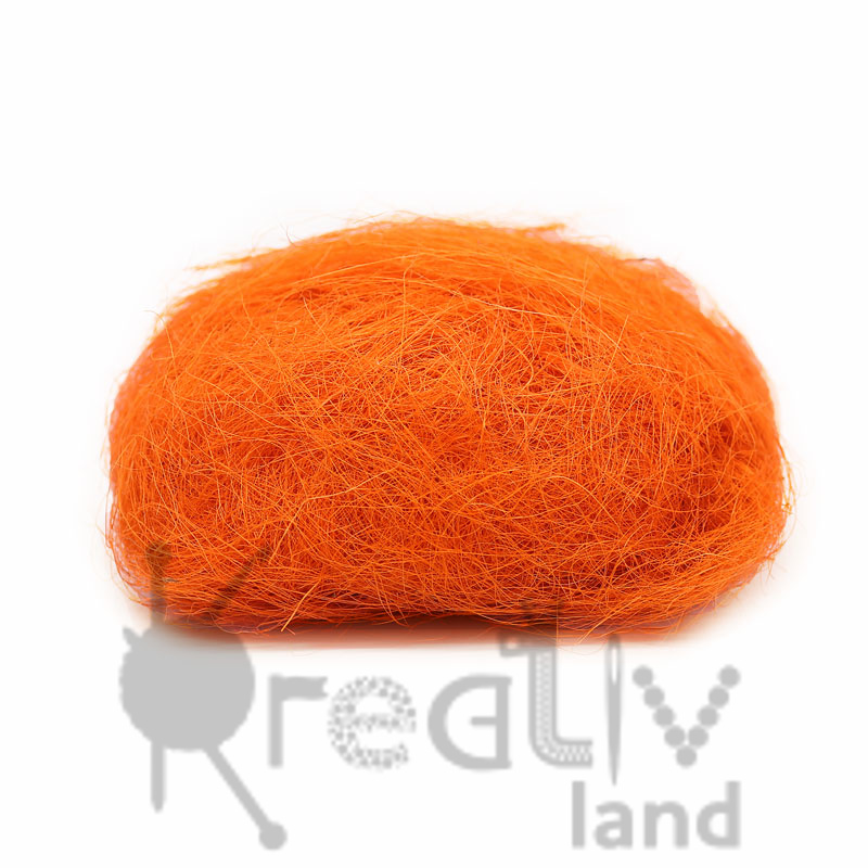 Сизаль цв.ярко-оранжевый уп.100 г/ фас.1 уп.