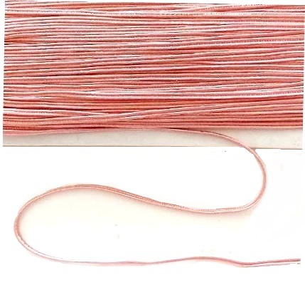 Сутажный шнур 0,3см/ 50яр/ цв.ярко-розовый/ фас.1рул