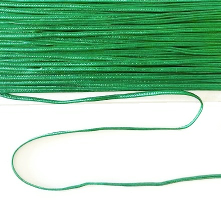 Сутажный шнур 0,3мм/ 50яр./ цв.светло-зеленый/ фас.1рул