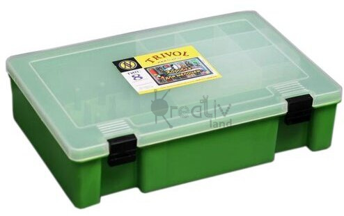 Контейнер для мелочей, 27,4 х 18,8 х 6,5 см, Тривол №8