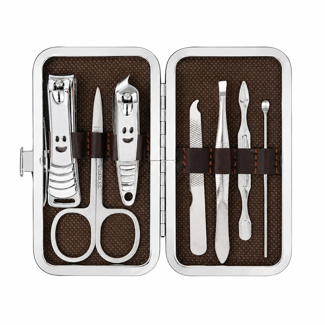 Набор для маникюра и педикюра 7 в 1, щипцы для ногтей, инструменты для ухода, арт. MAN-150 title=