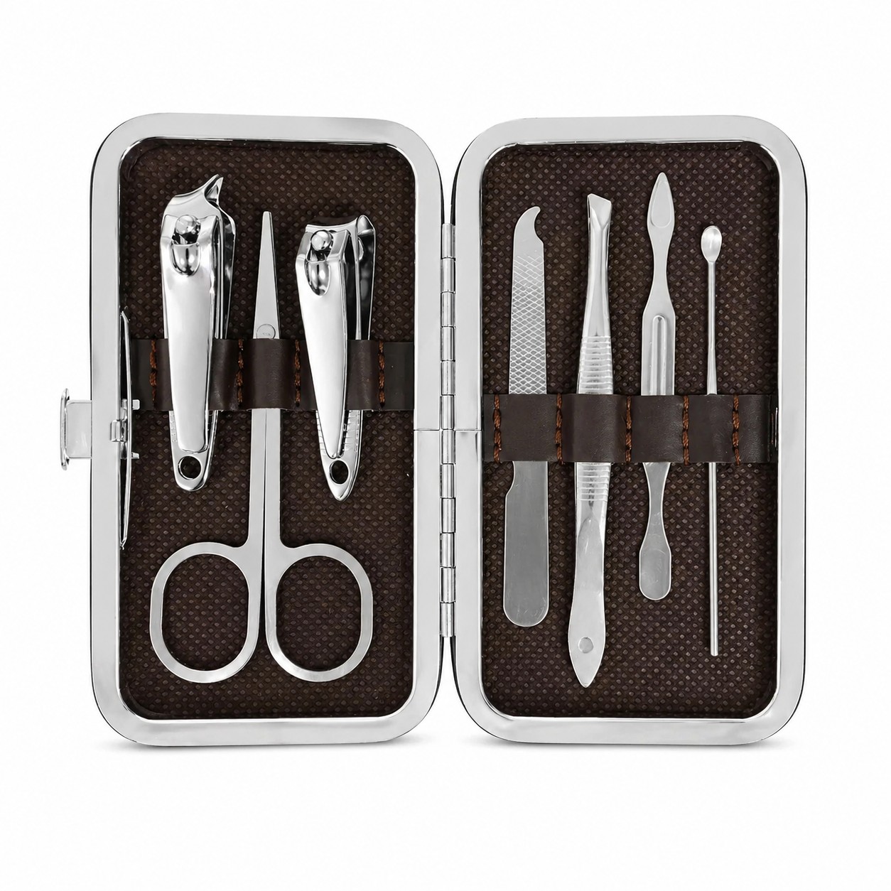 Набор для маникюра и педикюра 7 в 1, щипцы для ногтей, инструменты для ухода, арт. MAN-157 title=