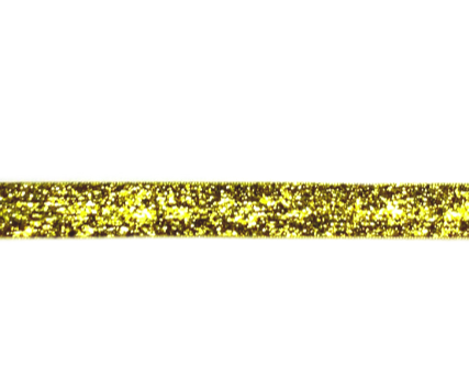 Лента бархатная с люрексом/ 15мм/ цв.золото/ дл.22,8см/ фас.1рул.