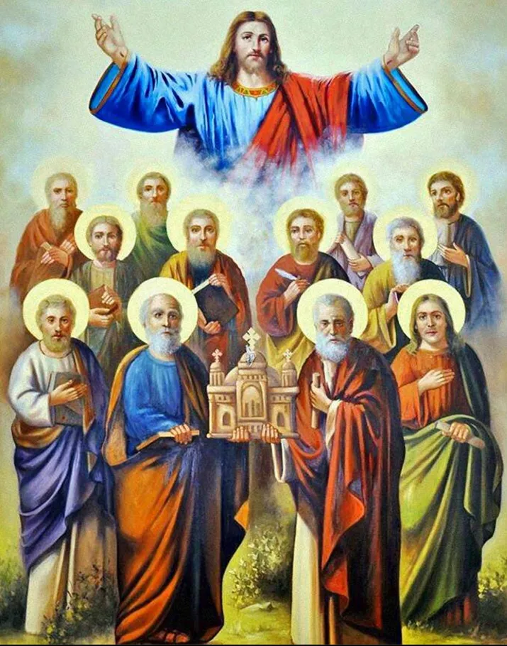 Алмазная мозаика, подрамник, частичная выкладка, круглые блестящие стразы, 27 х 33 см, арт. AS79532 СЛАВНЫЕ И ВСЕХВАЛЬНЫЕ