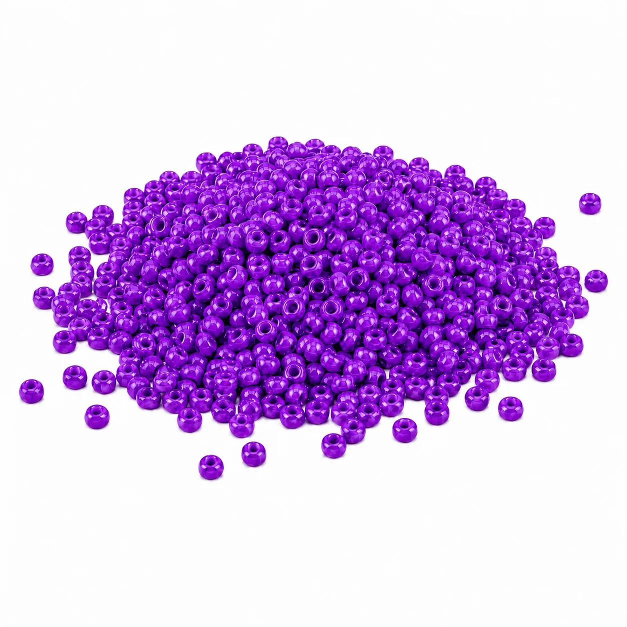 Бисер G 12, 0, цв. фиолетовый матовый 421, уп. 450 г