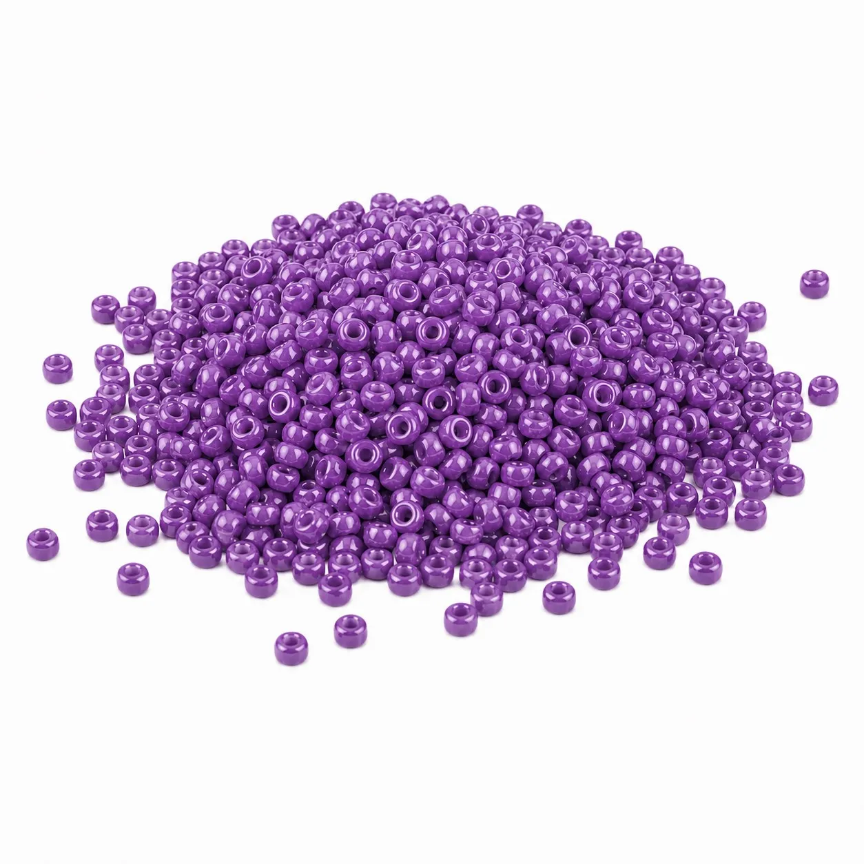 Бисер G 12, 0, цв. фиолетовый матовый 425, уп. 450 г