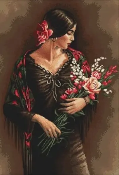 Алмазная мозаика, подрамник, полная выкладка, 40 х 50 см, арт. HA4033