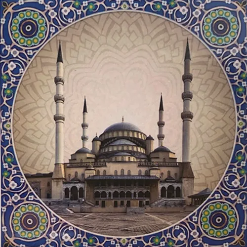 Алмазная мозаика, подрамник, полная выкладка, 40 х 40 см, арт. ld002 МЕЧЕТЬ КОДЖАТЕПЕ
