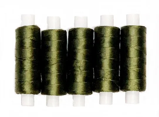 Нитки капроновые 9К, уп. 5 шт, толщ.0,4 мм, дл. 200 м, цв. хаки №212