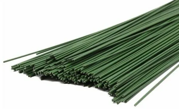 Проволока флористическая зеленая, 1 кг, д.3 мм, 40 см