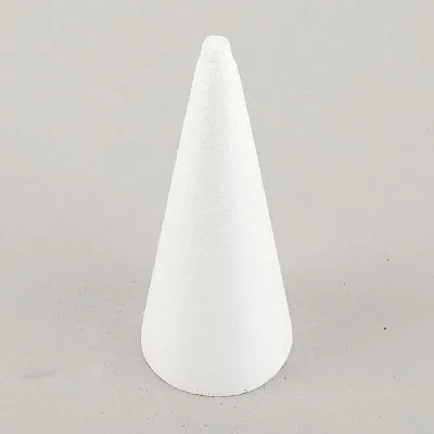 Конус из пенопласта 20 х 9 см, ( коробка 30шт )